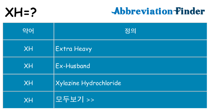 xh 대 한 무엇을 서가