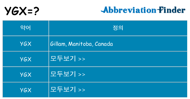 ygx 대 한 무엇을 서가