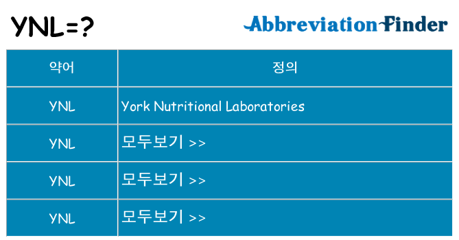 ynl 대 한 무엇을 서가