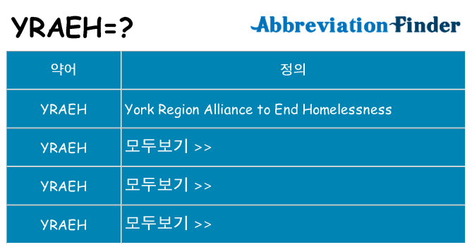 yraeh 대 한 무엇을 서가