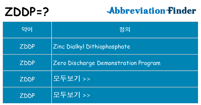 zddp 대 한 무엇을 서가