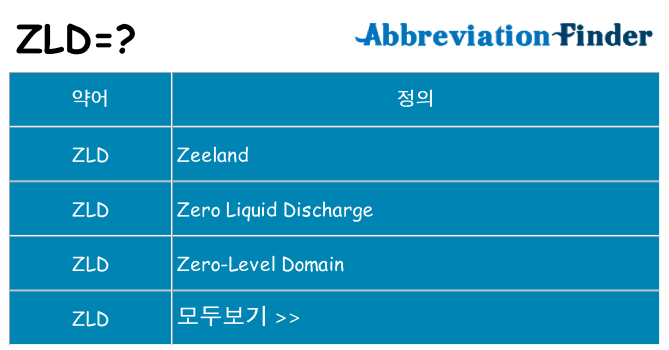 zld 대 한 무엇을 서가