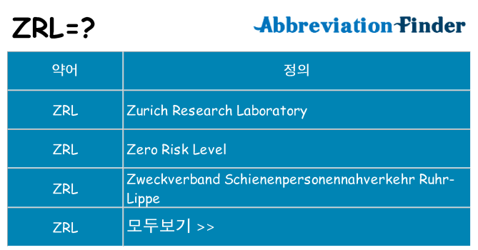 zrl 대 한 무엇을 서가