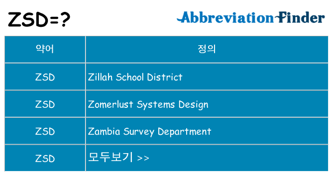 zsd 대 한 무엇을 서가