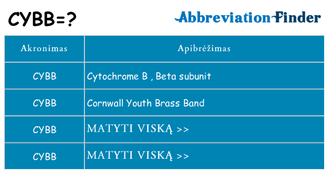 Ką cybb stovėti