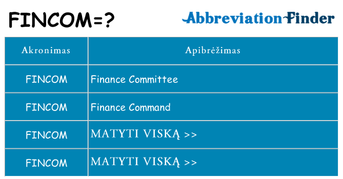 Ką fincom stovėti