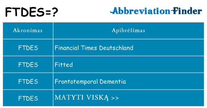Ką ftdes stovėti