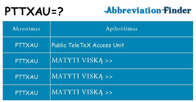 Ką pttxau stovėti