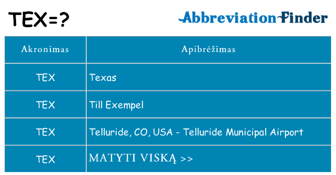 Ką tex stovėti