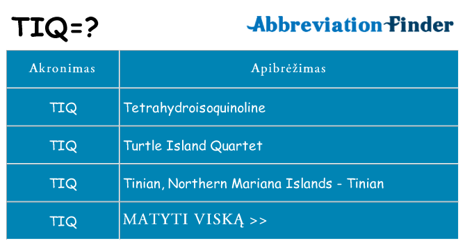 Ką tiq stovėti