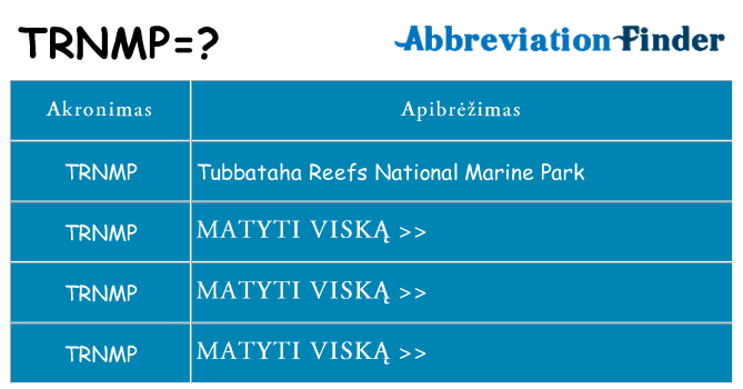 Ką trnmp stovėti