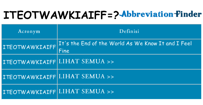 Apa yang tidak iteotwawkiaiff berdiri untuk