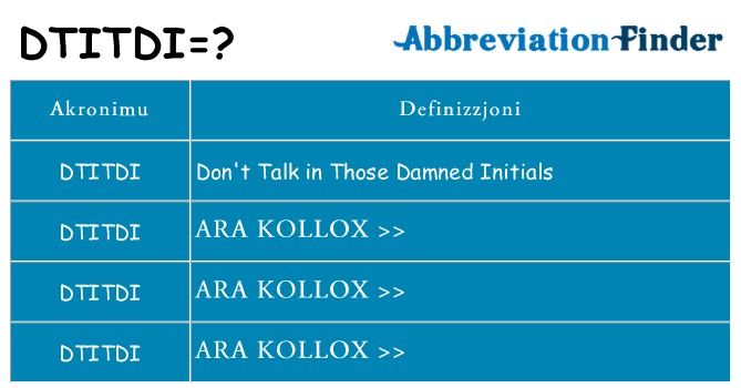 Dak ma dtitdi joqgħod għal
