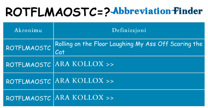 Dak ma rotflmaostc joqgħod għal