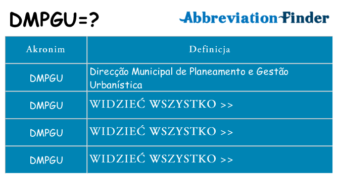 Co dmpgu oznaczać