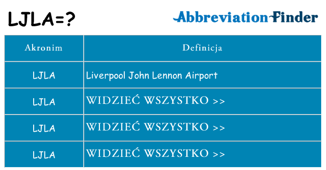 Co ljla oznaczać