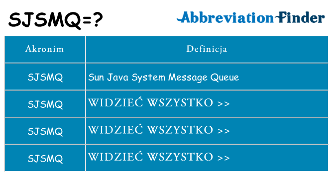 Co sjsmq oznaczać
