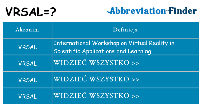 Co vrsal oznaczać