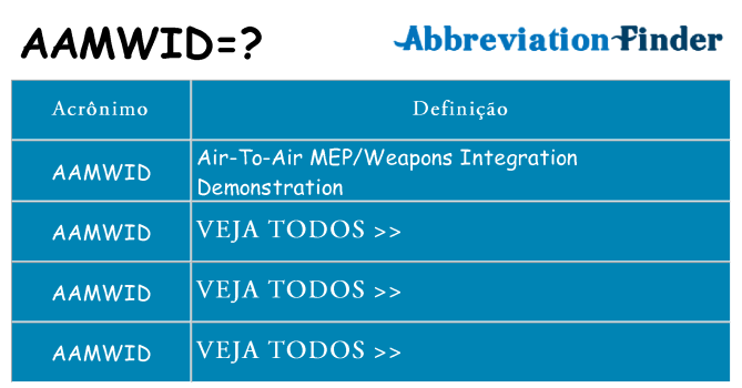 aamwid de quê