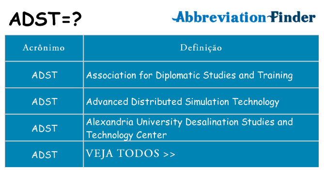 adst de quê