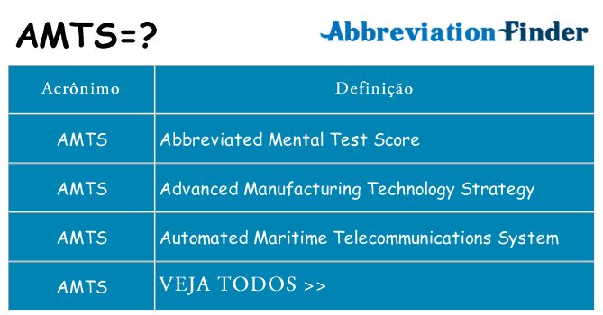 amts de quê