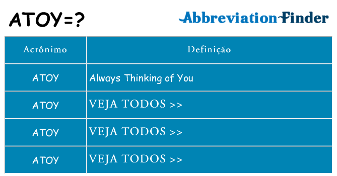 atoy de quê