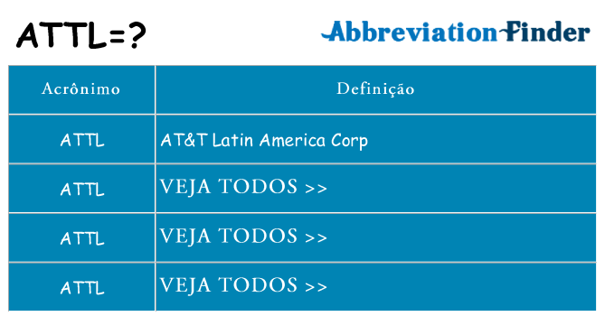 attl de quê