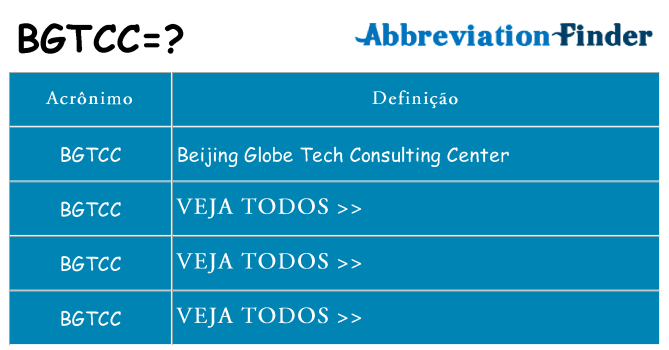 bgtcc de quê