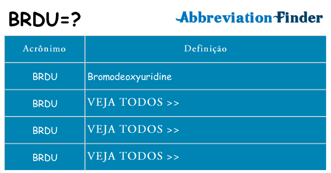 brdu de quê