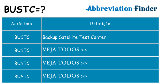 bustc de quê
