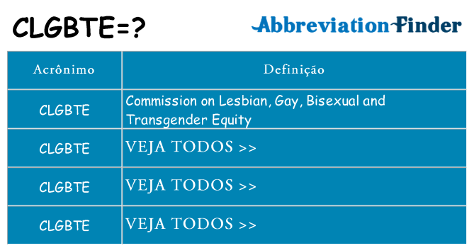 clgbte de quê