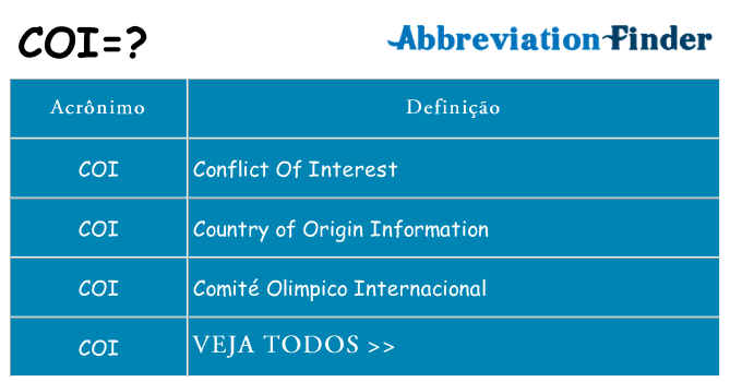 coi de quê
