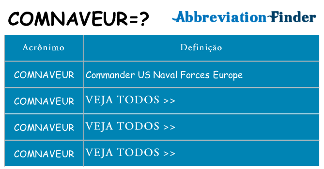 comnaveur de quê