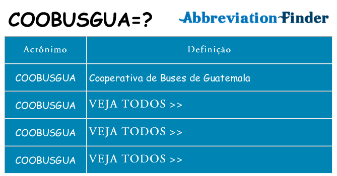 coobusgua de quê