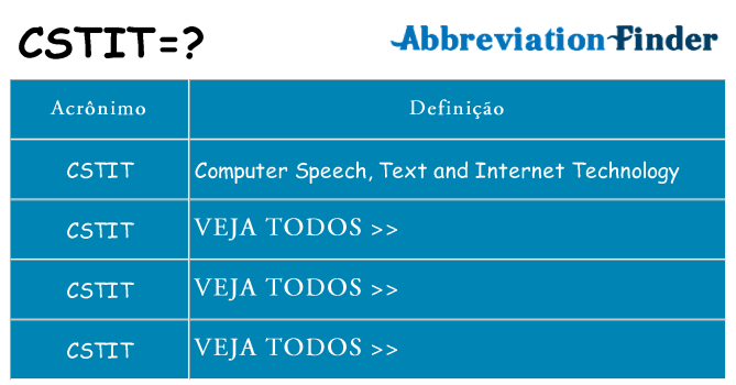 cstit de quê