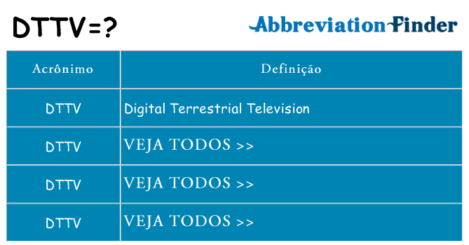 dttv de quê
