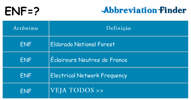 enf de quê