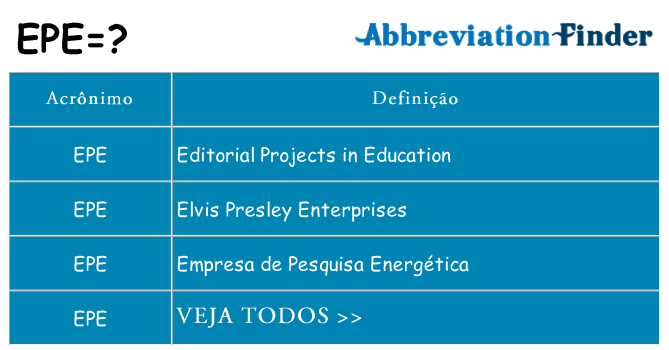 epe de quê