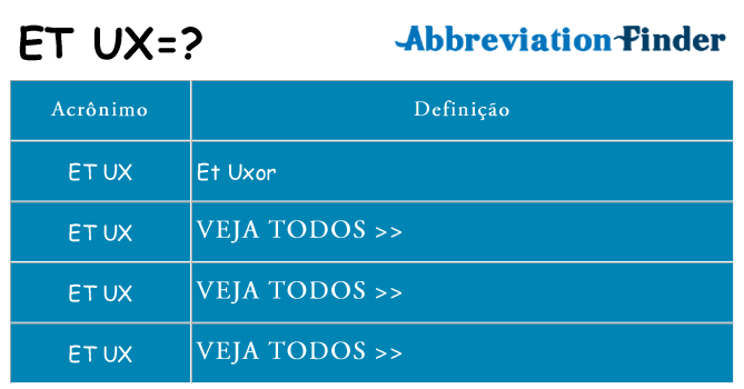 et-ux de quê