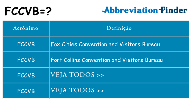 fccvb de quê