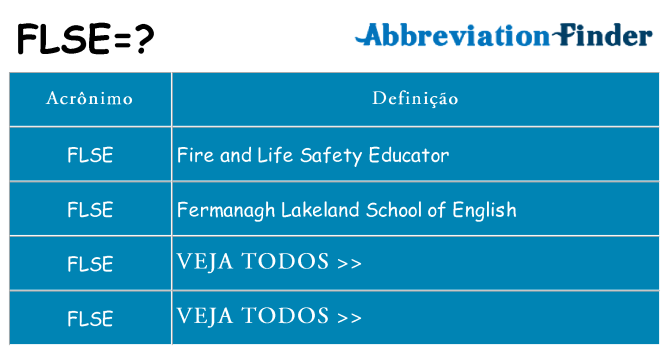 flse de quê