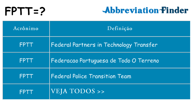 fptt de quê