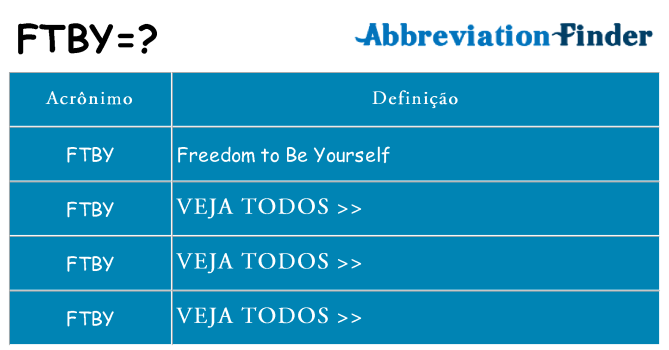 ftby de quê