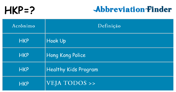hkp de quê