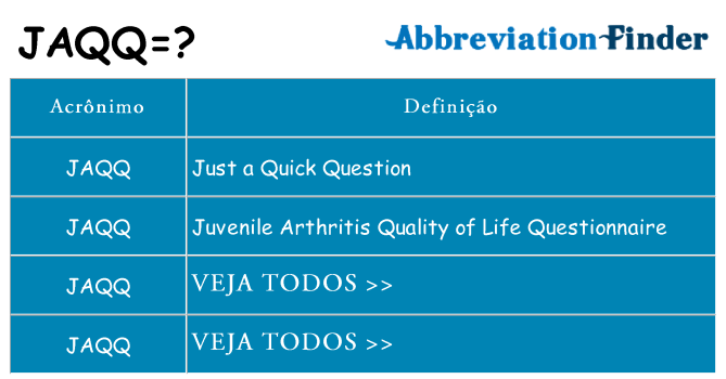 jaqq de quê