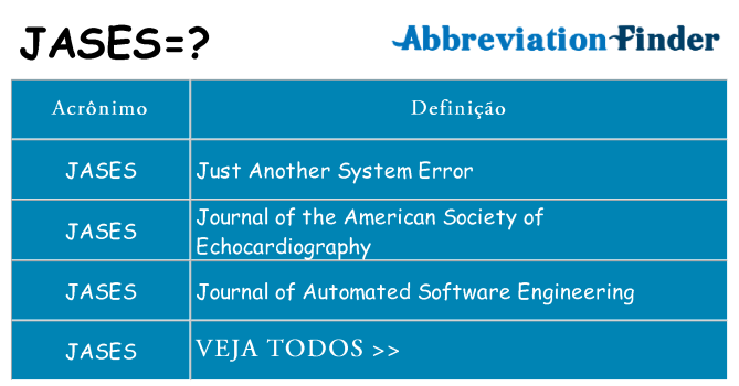 jases de quê