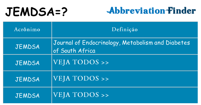 jemdsa de quê