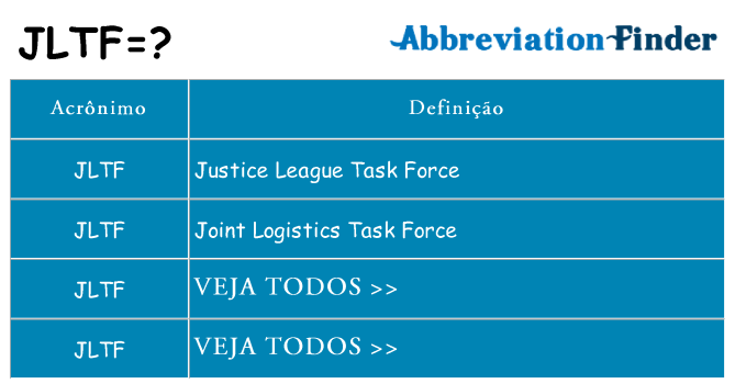 jltf de quê