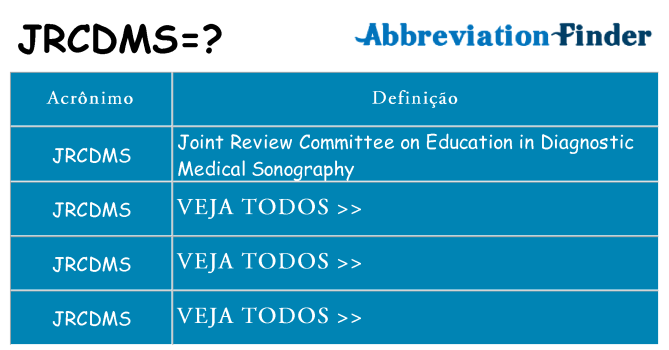 jrcdms de quê