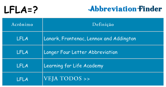 lfla de quê